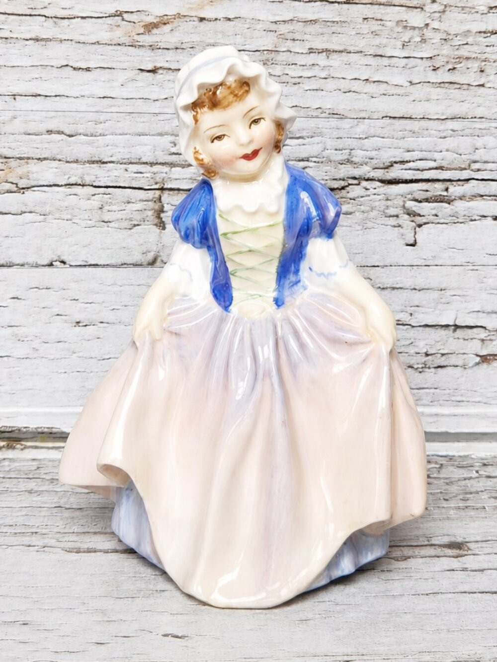 Royal Doulton Dinky Do Figurine, Crinoline Lady Figure, English Fine Bone China